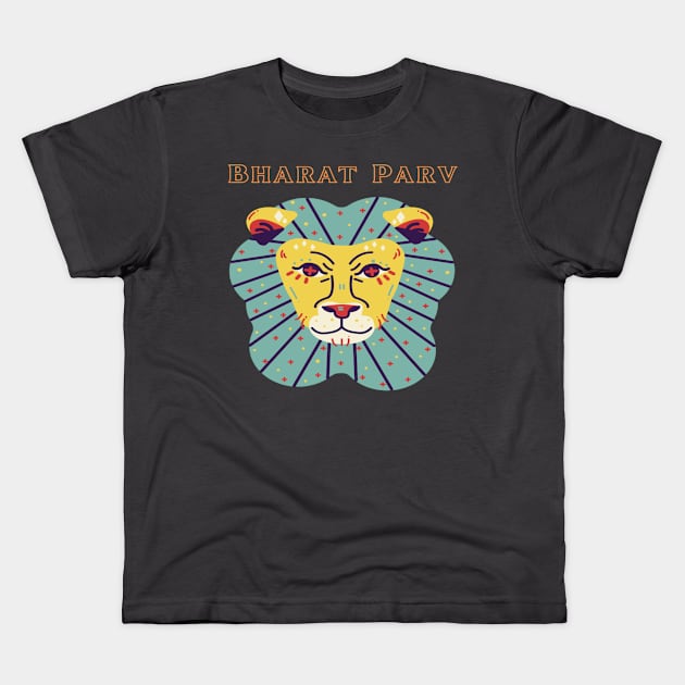 Bharat Parv - Leo Kids T-Shirt by Bharat Parv